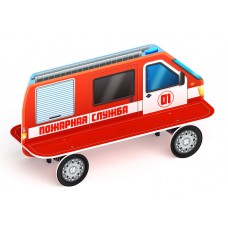 Скамейка детская  "Пожарная машина" (МФ 41.03.01-01)